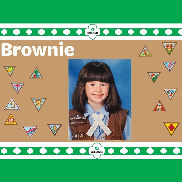 Vintage 90s Brownie Girl Scout Camp Scherman Try-Its Lim Ed Retired Patch Badge - Picture 2 of 15